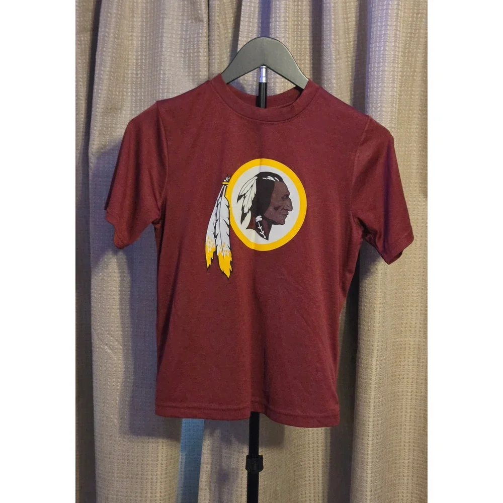 NFL Apparel Vintage Logo Washington Redskins T-Shirt Youth Size Medium (8-10)
